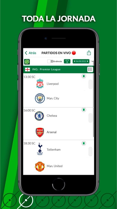 El Fútbol: Marcadores En Vivo Screenshot