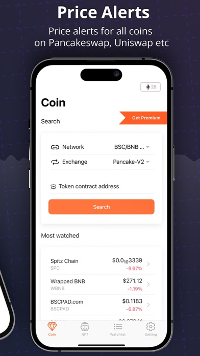 DexAlert - Coin & NFTs Price Screenshot
