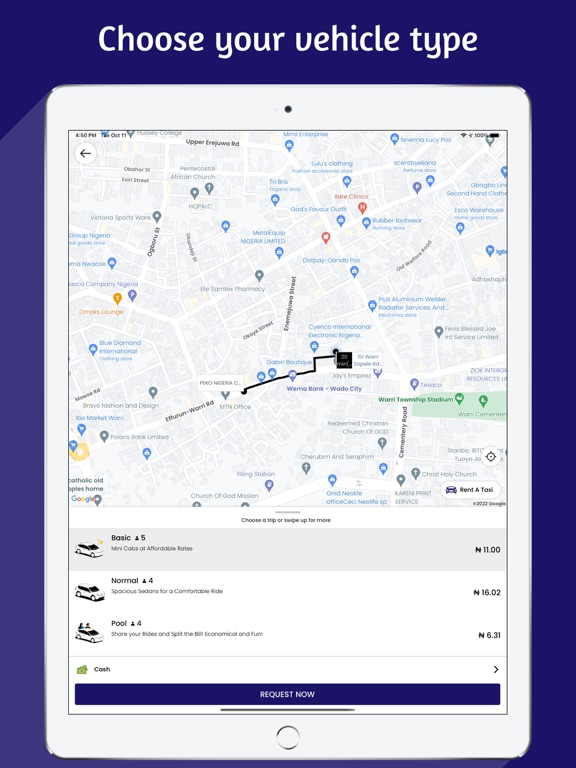 Screenshot #6 pour Farerun: Request a Ride