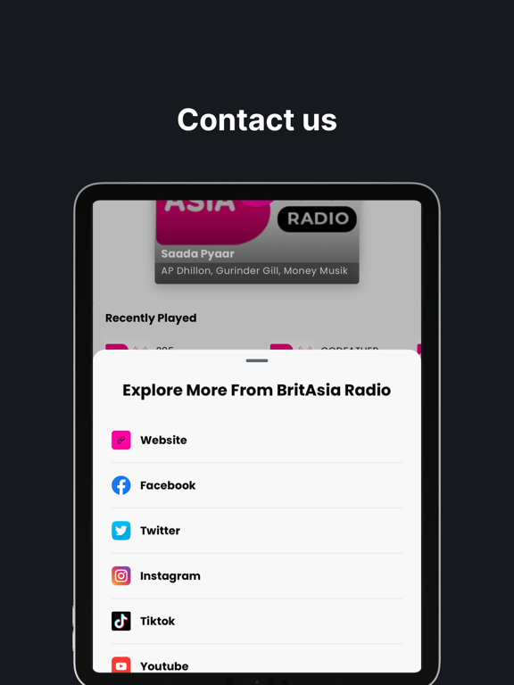 Screenshot #6 pour BritAsia Radio