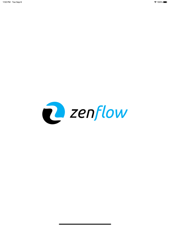 Zenflow App iPad screenshot