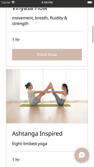 Samadi Yoga Screenshot