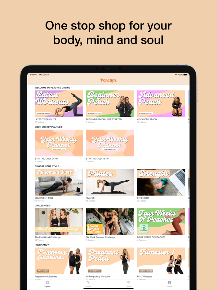 Peaches Pilates Online