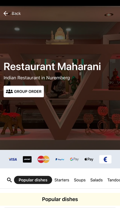 Restaurant Maharani Nuremberg Screenshot