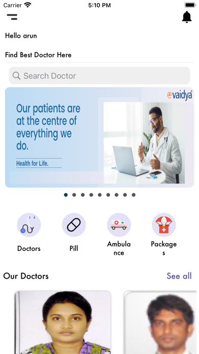 Evaidya Health Screenshot