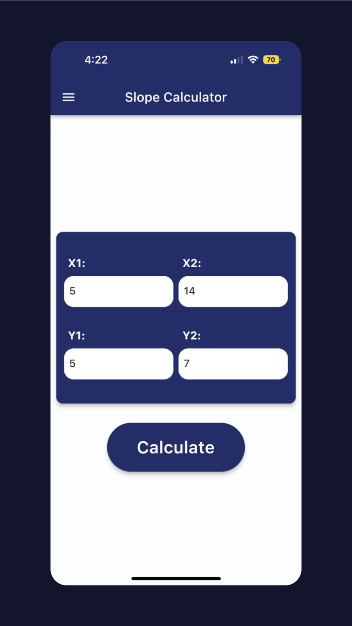 Slope Calculator with Steps