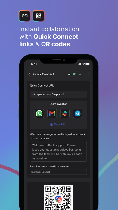 Rock - Messenger, Tasks, Notes Screenshot