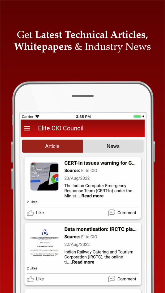 #2. Elite CIO (iOS) 由: Atul Bansal
