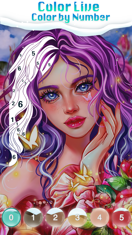 #5. Color Live - Color by Number (iOS) 由: 丽丹 王