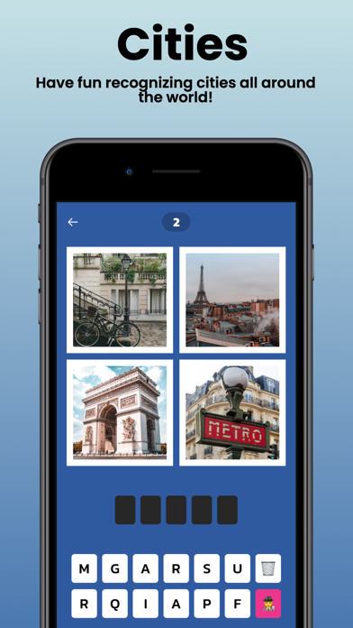 4 pics 1 place Puzzle Game Screenshot