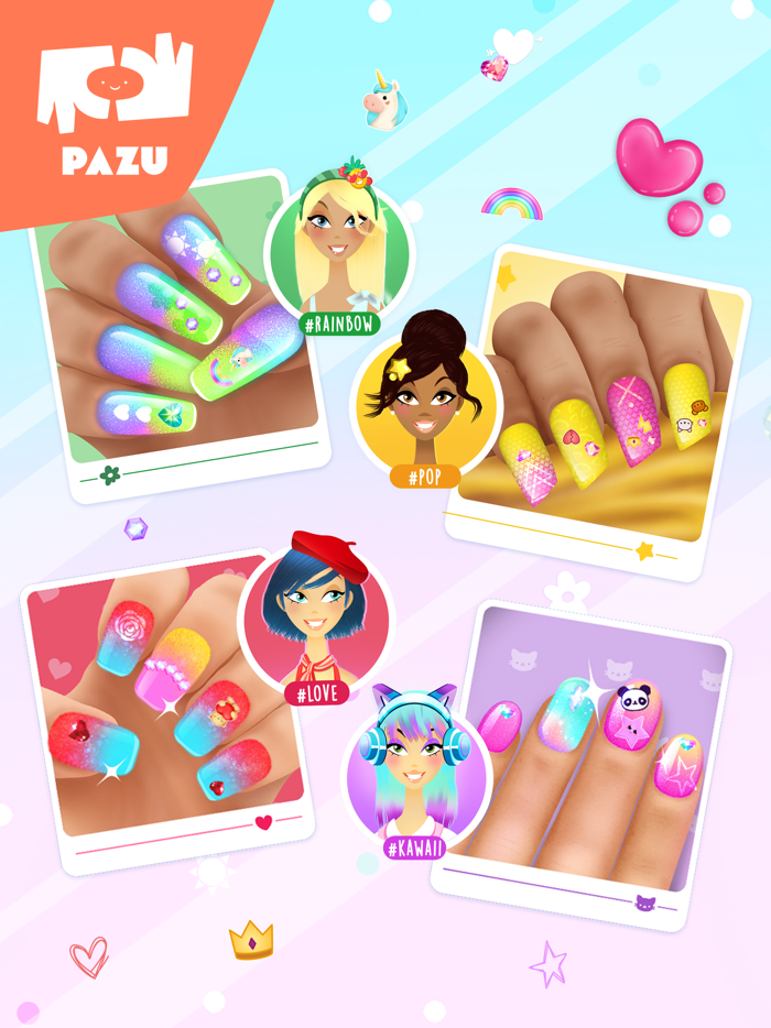 Girls Nail Salon - Kids Games