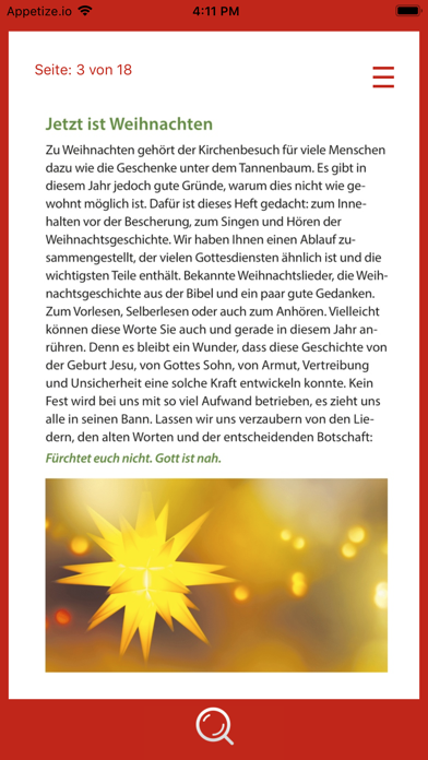 Weihnachten feiern Screenshot