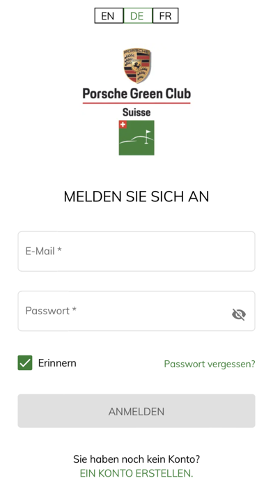 Porsche Green Club App Screenshot