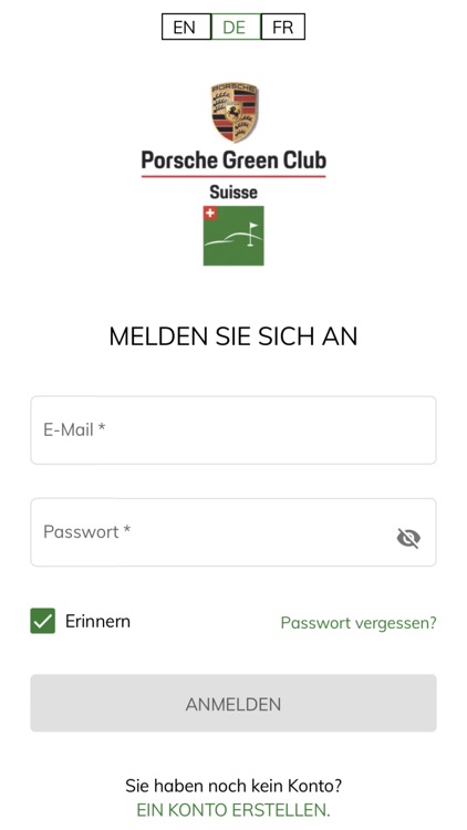 Porsche Green Club App