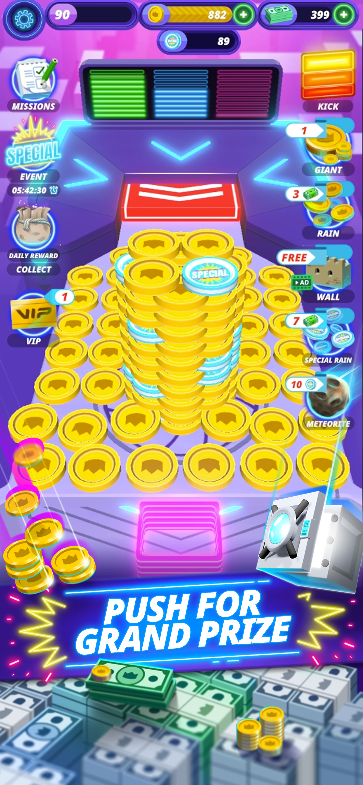 Coin Pusher - Vegas Mania