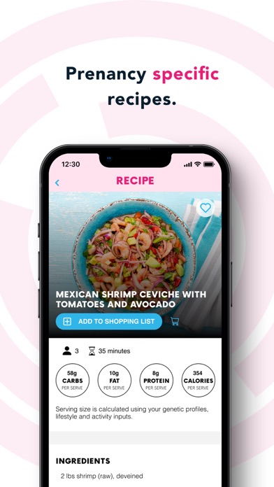myDNA Pregnancy Screenshot