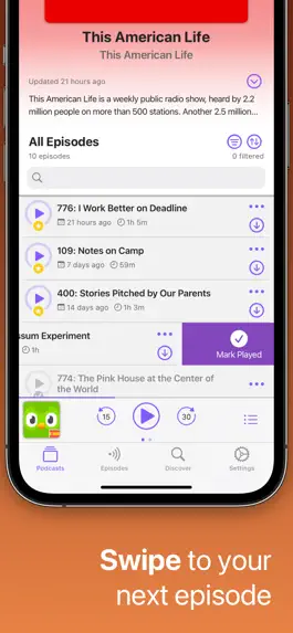 Game screenshot Mimir: Premium Podcast Player apk