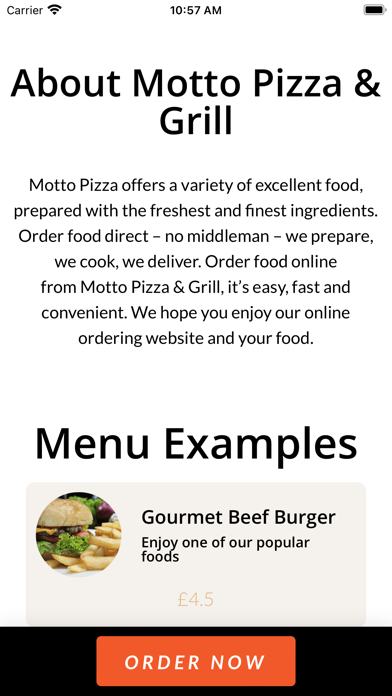 Motto Pizza - Pocklington Screenshot