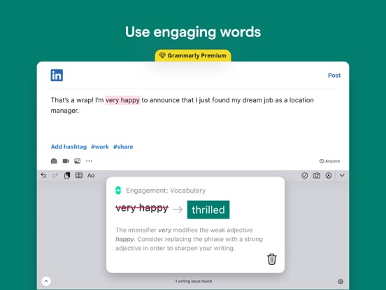 Grammarly キーボード - 英語ライティングツールのおすすめ画像4