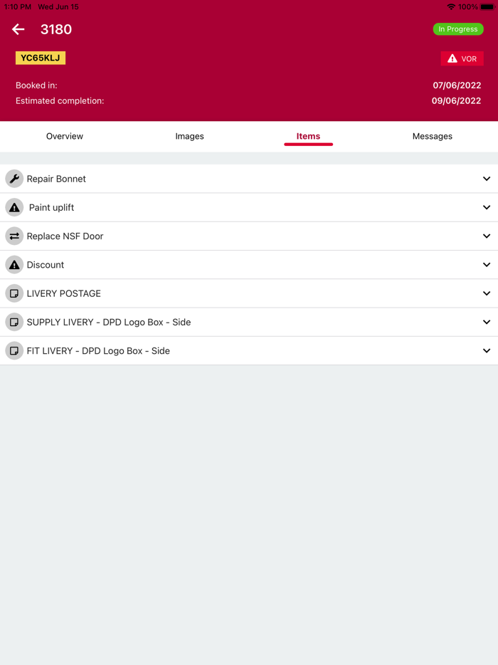 Helios Repairer App - DPD