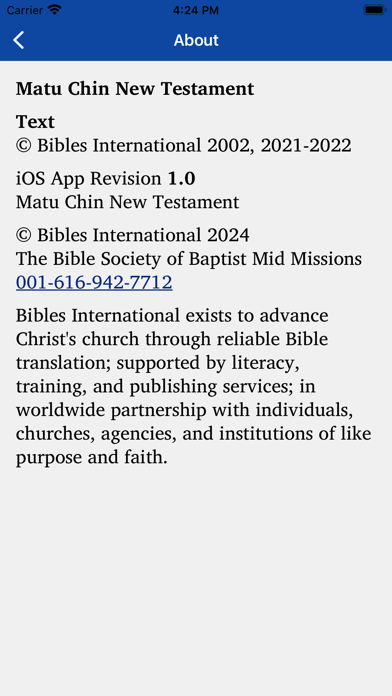 Chin Standard Bible Screenshot