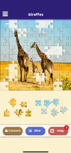 Giraffe Love Puzzle screenshot #5 for iPhone