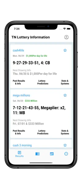 Game screenshot Lottery Results Tennessee apk