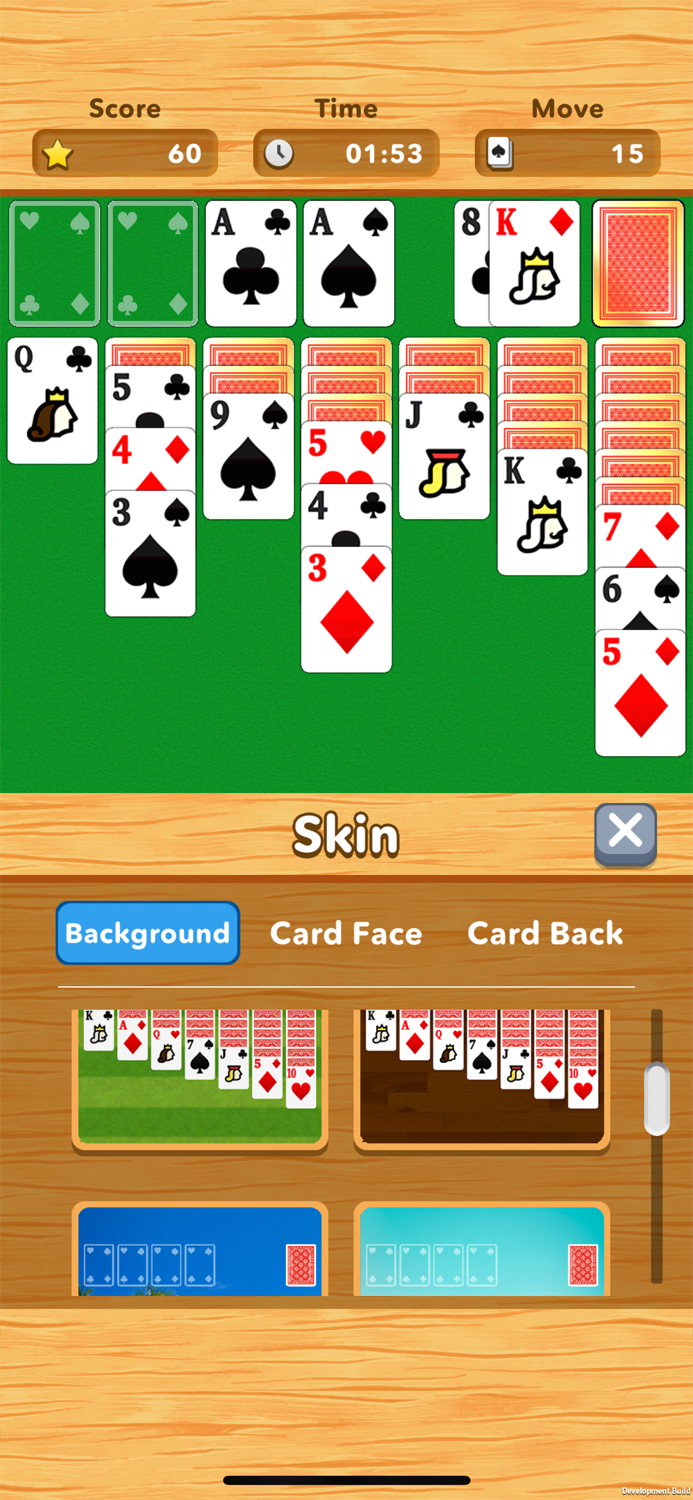 Solitaire 3D Playing Card Game