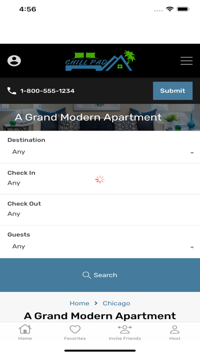 Chill Pad Vacation Rental Deal Screenshot
