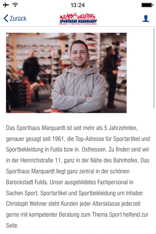 Sporthaus Marquardt screenshot 2