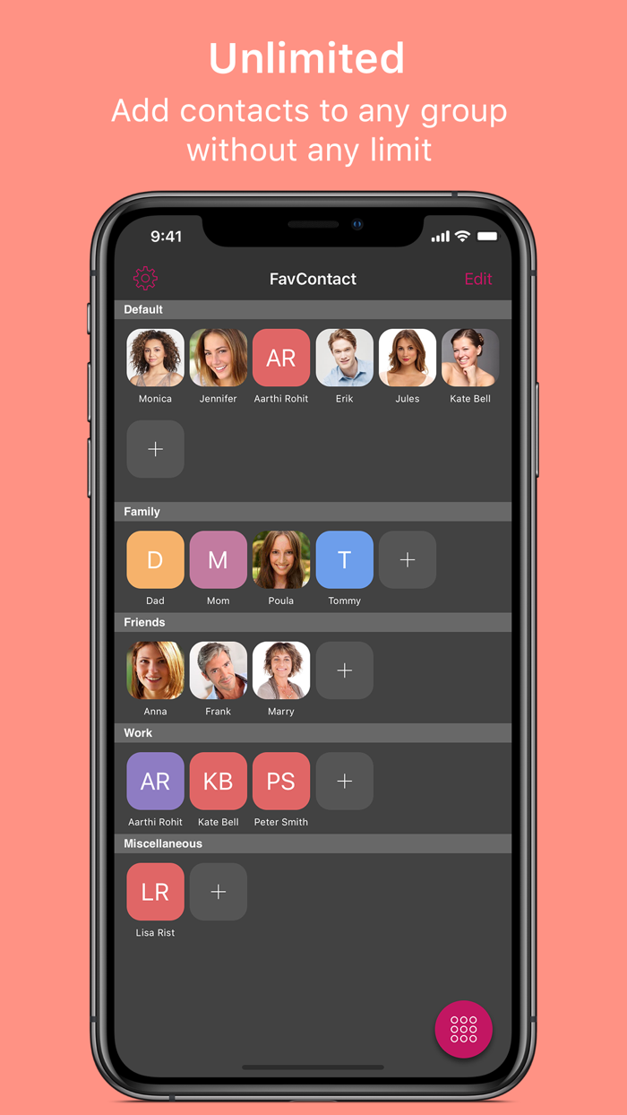 Favorite Contact Launcher App