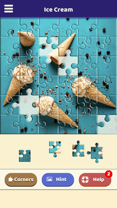 Ice Cream Love Puzzle Screenshot