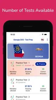 georgia dds permit practice iphone screenshot 3