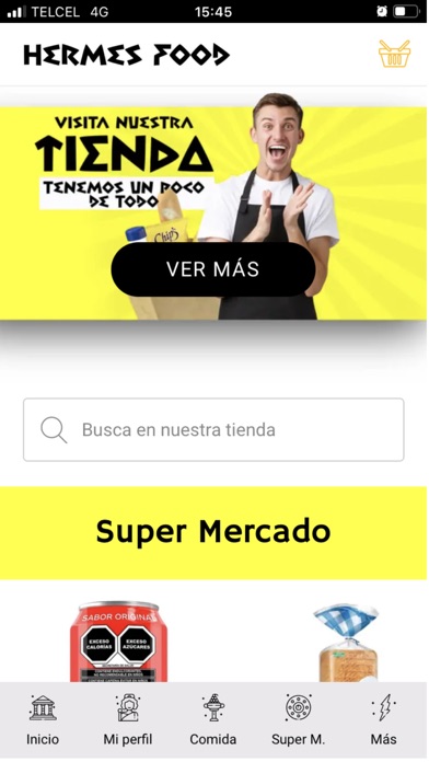 Hermes Food Screenshot