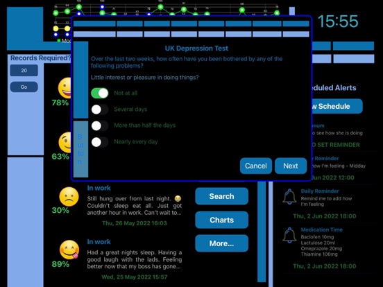Mood Analyser 2 iPad screenshot 5 - Health & Fitness app
