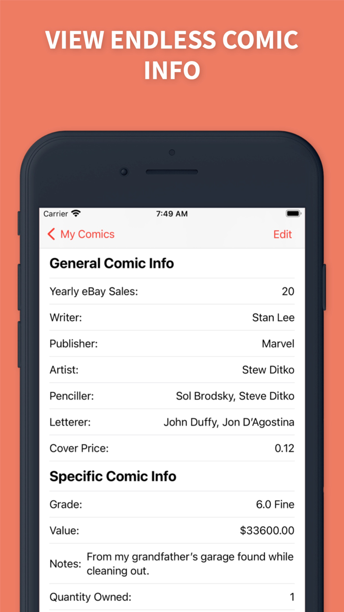 LuckyComic Track Comic Books