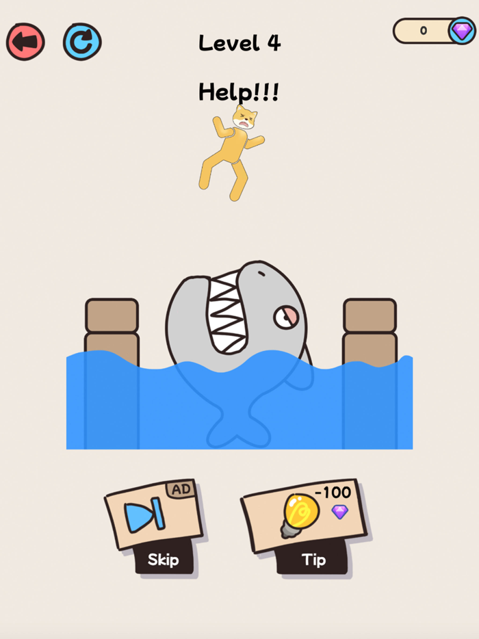 Protect the dog  draw to save