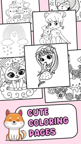 Game screenshot Kawaii coloring: Paint & Color apk