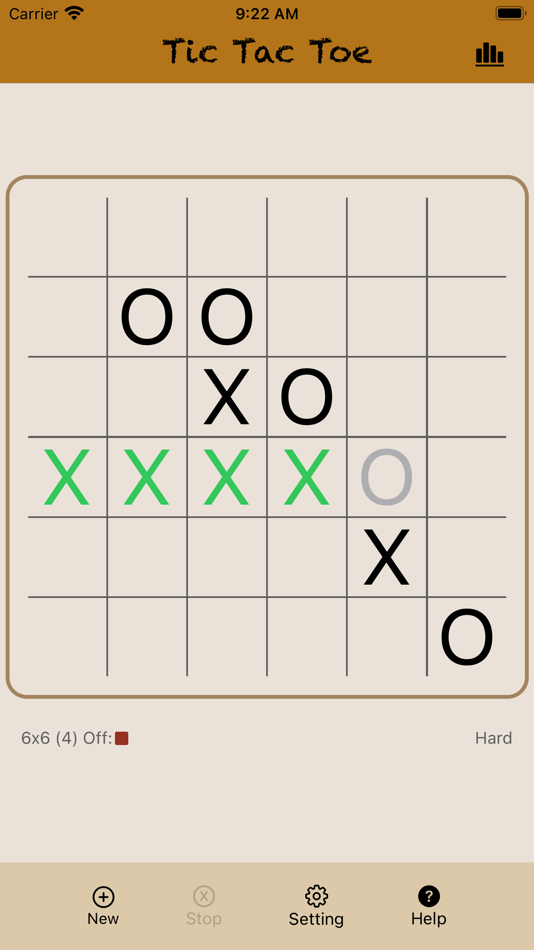 #3. Tic Tac Toe : Multi-level (iOS) Podle: Jatinder Gogna