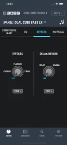 DUAL CUBE BASS LX Editor screenshot #3 for iPhone