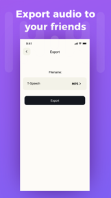T-Speech: Text to Speech screenshot