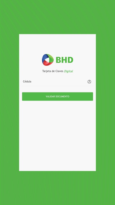 Tarjeta de Claves Digital BHD Screenshot