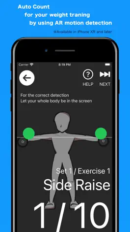Game screenshot Training Records - AR & Photos apk