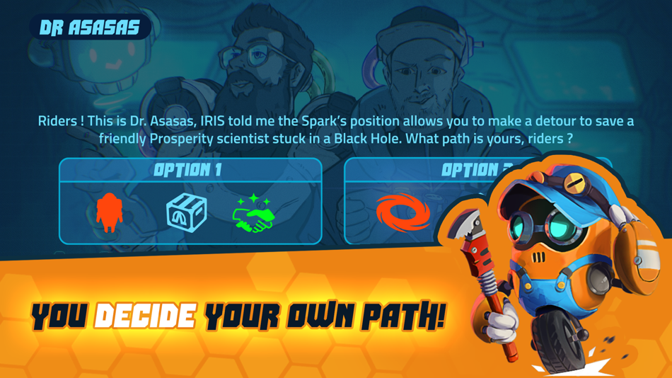 #6. Spark Riders 3000 (iOS) Przez: Arkada Studio