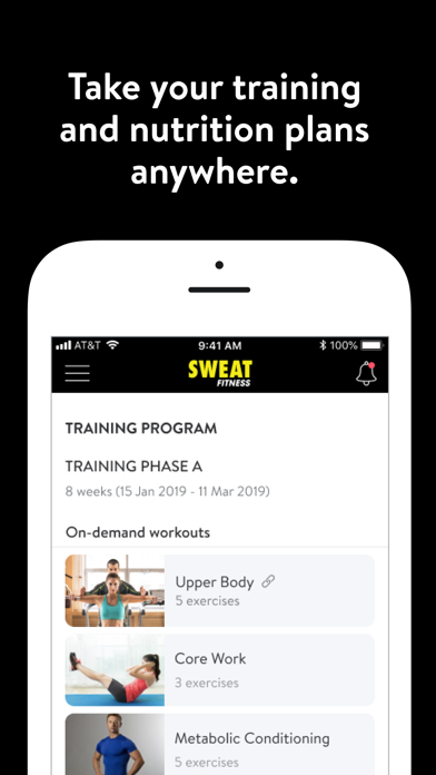 Sweat Fitness Screenshot