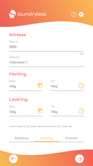 Laundryless Norge Screenshot