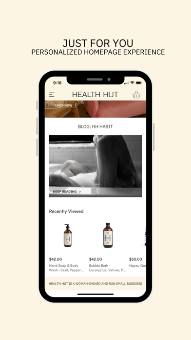 Shop Health Hut Screenshot