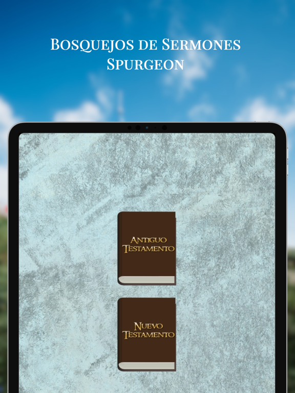 Bosquejos de Sermones Spurgeon iPad screenshot 1 - Book app