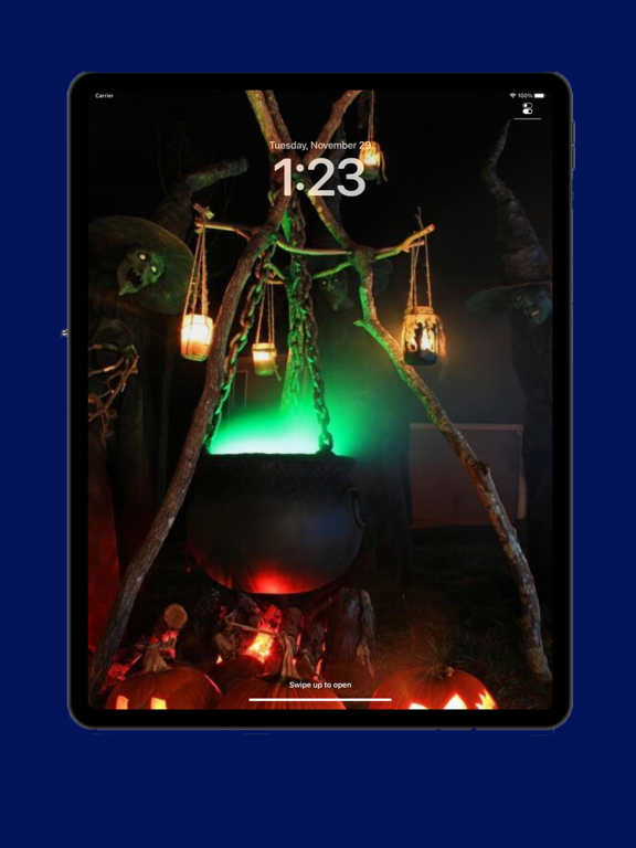 Halloween Spirit Wallpapers iPad screenshot 4 - Entertainment app