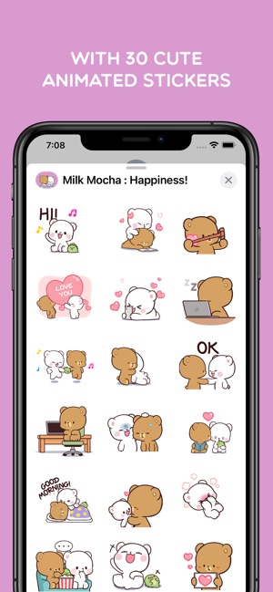 Apple - milkbear Milk and Mocha Animated on the App Store